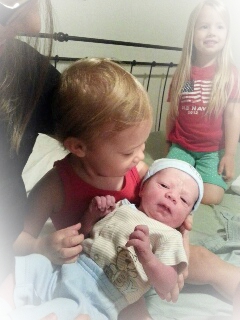 Home birth kids